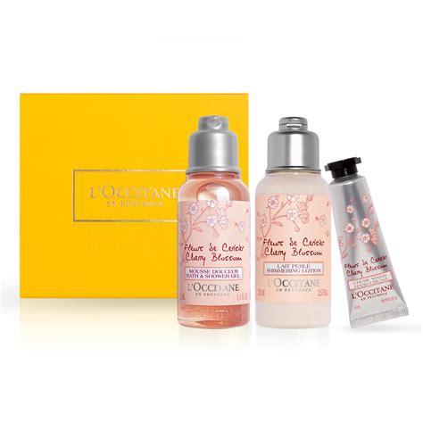 l'occitane cherry blossom perfume dupe|l'occitane cherry blossom gift set.